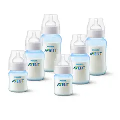 PHILIPS AVENT - Pack 6 mamaderas Anticolic 125ml,260ml,330ml Libre de BPA
