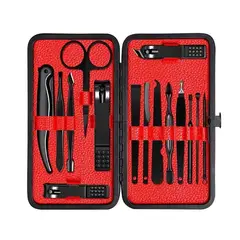 GENERICO - Set caja cortauñas manicure 15 piezas