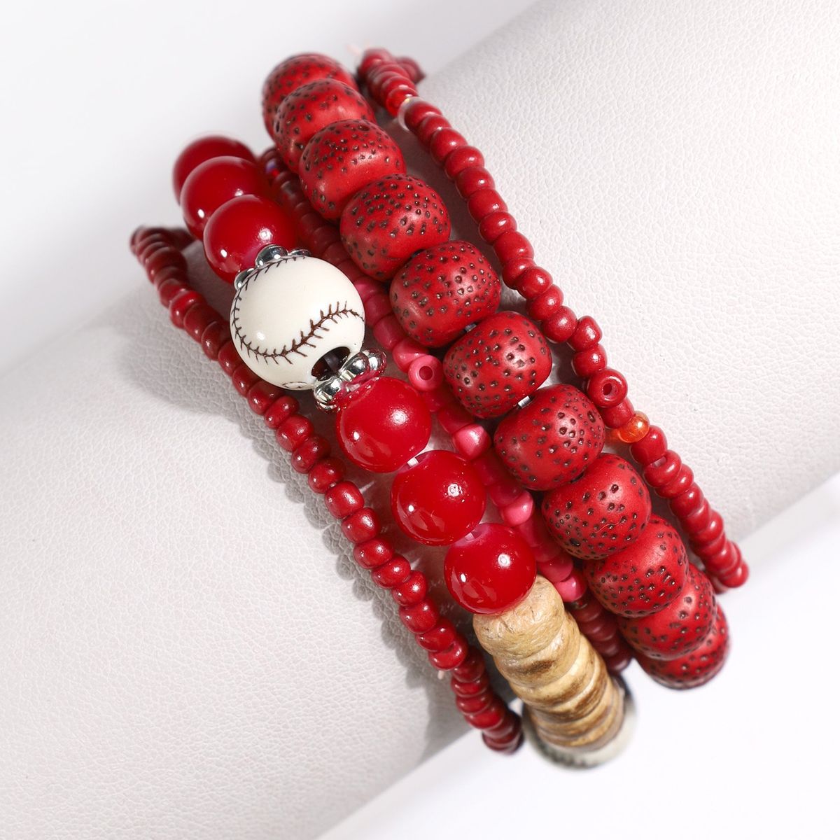 GINO RODINIS - Brazalete Gino Rodinis B403RJ Rojo