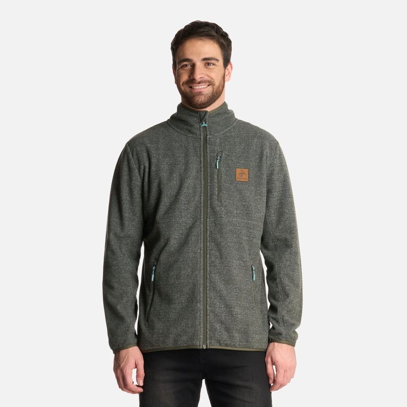HAKA HONU - Polerón Hombre Tokerau Pro Verde Militar Haka Honu