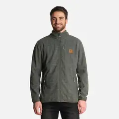 HAKA HONU - Polerón Hombre Tokerau Pro Verde Militar