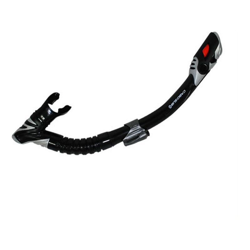 CABOSUB - Snorkel Dry Top Modelo Sierra Respiración Segura y Comodidad - Negro - Talla Única