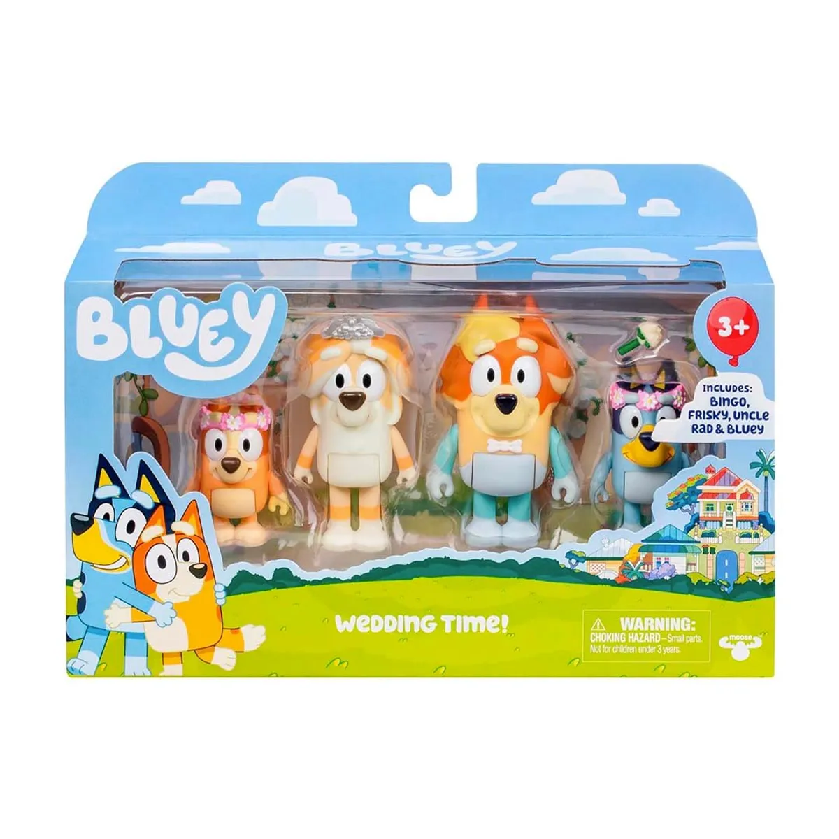 BLUEY - Bluey figuras wedding time - ¡Hora de la Boda