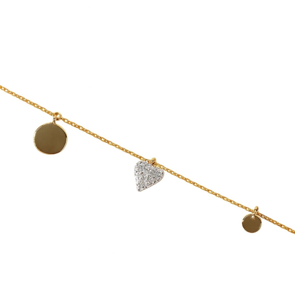 JB JOYAS BARON - Pulsera Oro Amarillo 18kt Diamantes 5 Pts - Danielle Costantini