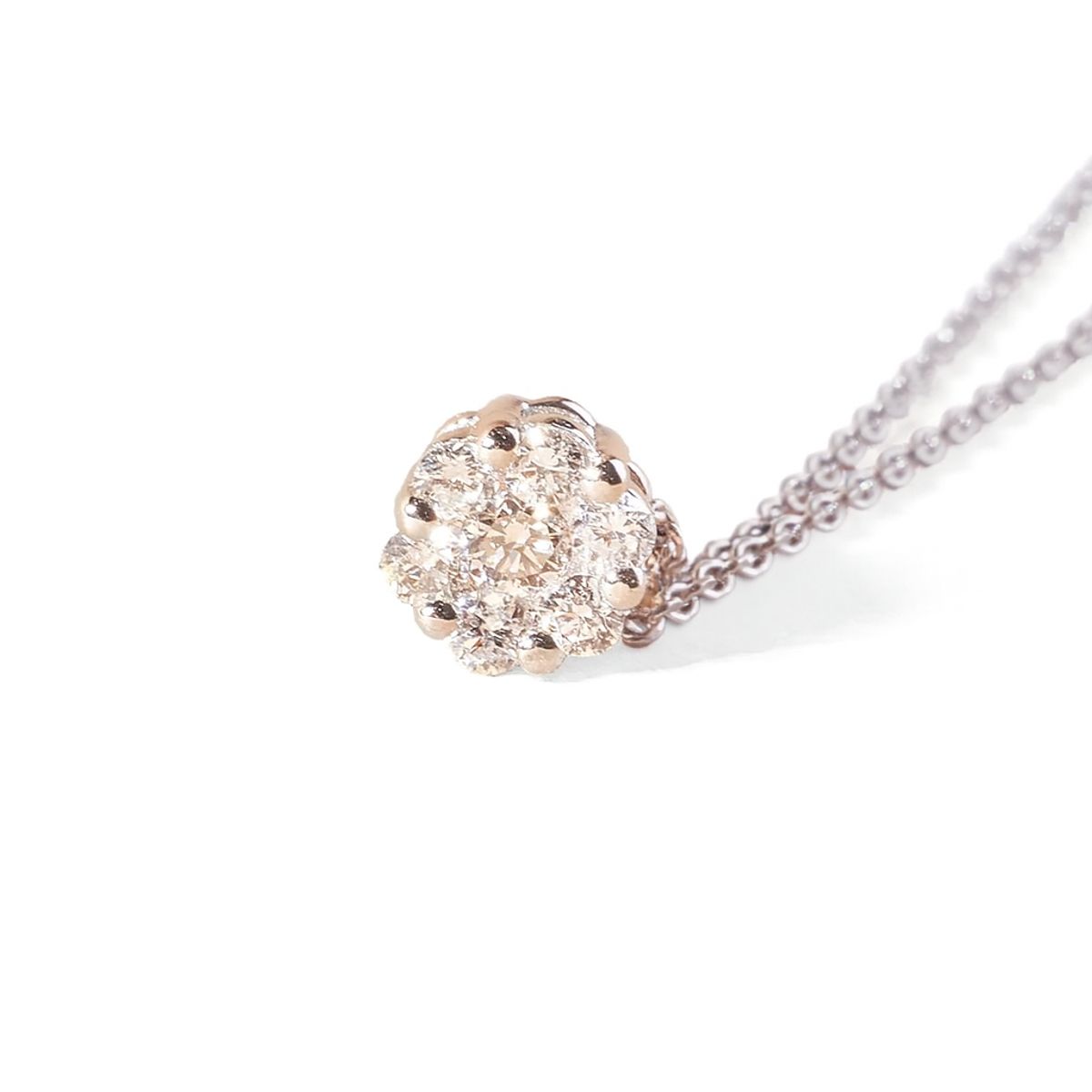 JB JOYAS BARON - Collar de Oro Blanco 18kt Diamantes 10 Pts  - By Danielle Costantini