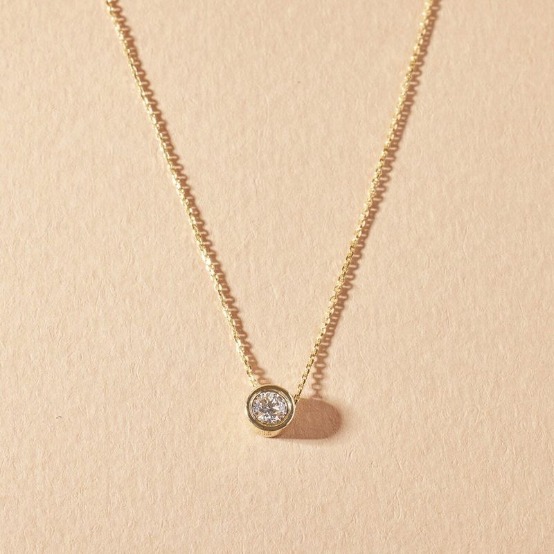 JB JOYAS BARON - Collar de Oro 18kt con Diamantes 8 Pts Total - By Danielle Costantini