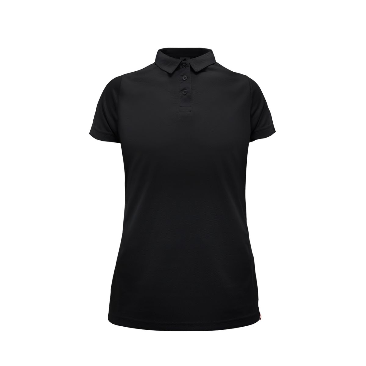 QUEBEC - Polera Cooldry Quebec Manga Corta Mujer Black