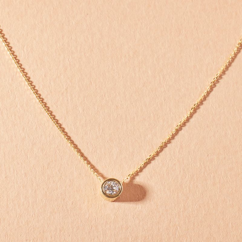 JB JOYAS BARON - Collar de Oro 18kt con Diamantes 10 Pts Total - By Danielle Costantini