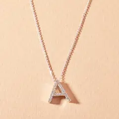 JB JOYAS BARON - Collar de Oro Blanco 18kt Diamantes 10 Pts Corte Brillante 30132