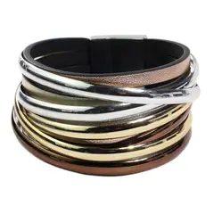 GINO RODINIS - Brazalete B398PL Plateado
