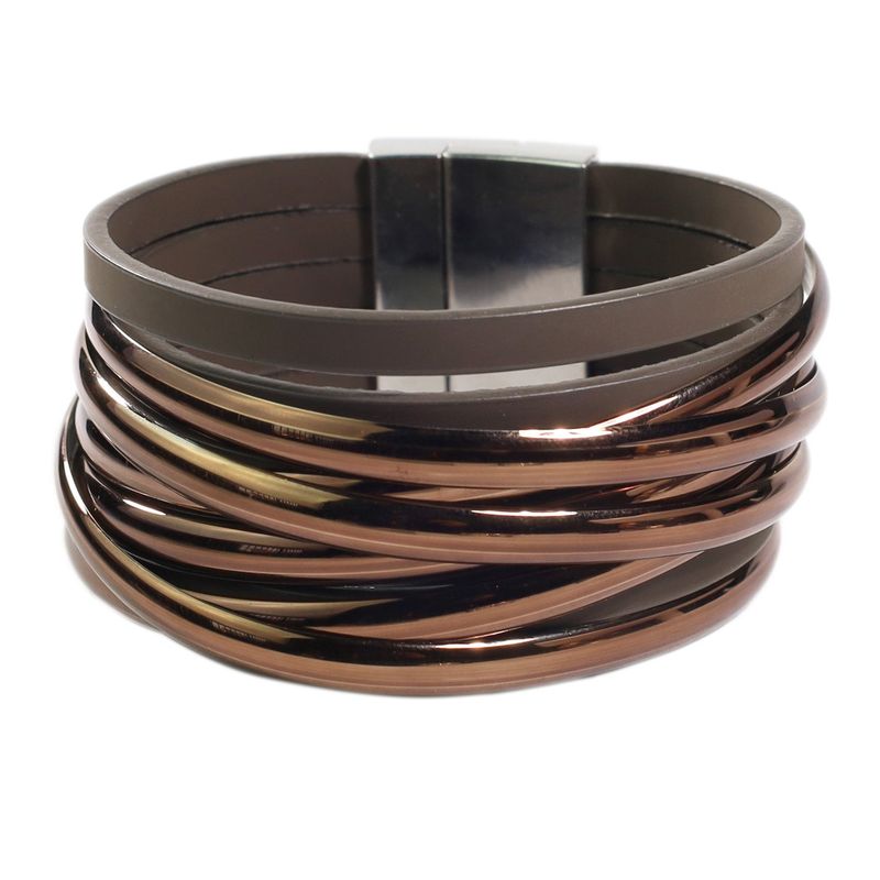 GINO RODINIS - Brazalete Gino Rodinis B398CF Café