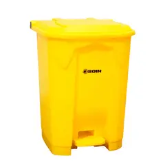 GENERICO - BASURERO PLASTICO CON PEDAL 50 L SOIN