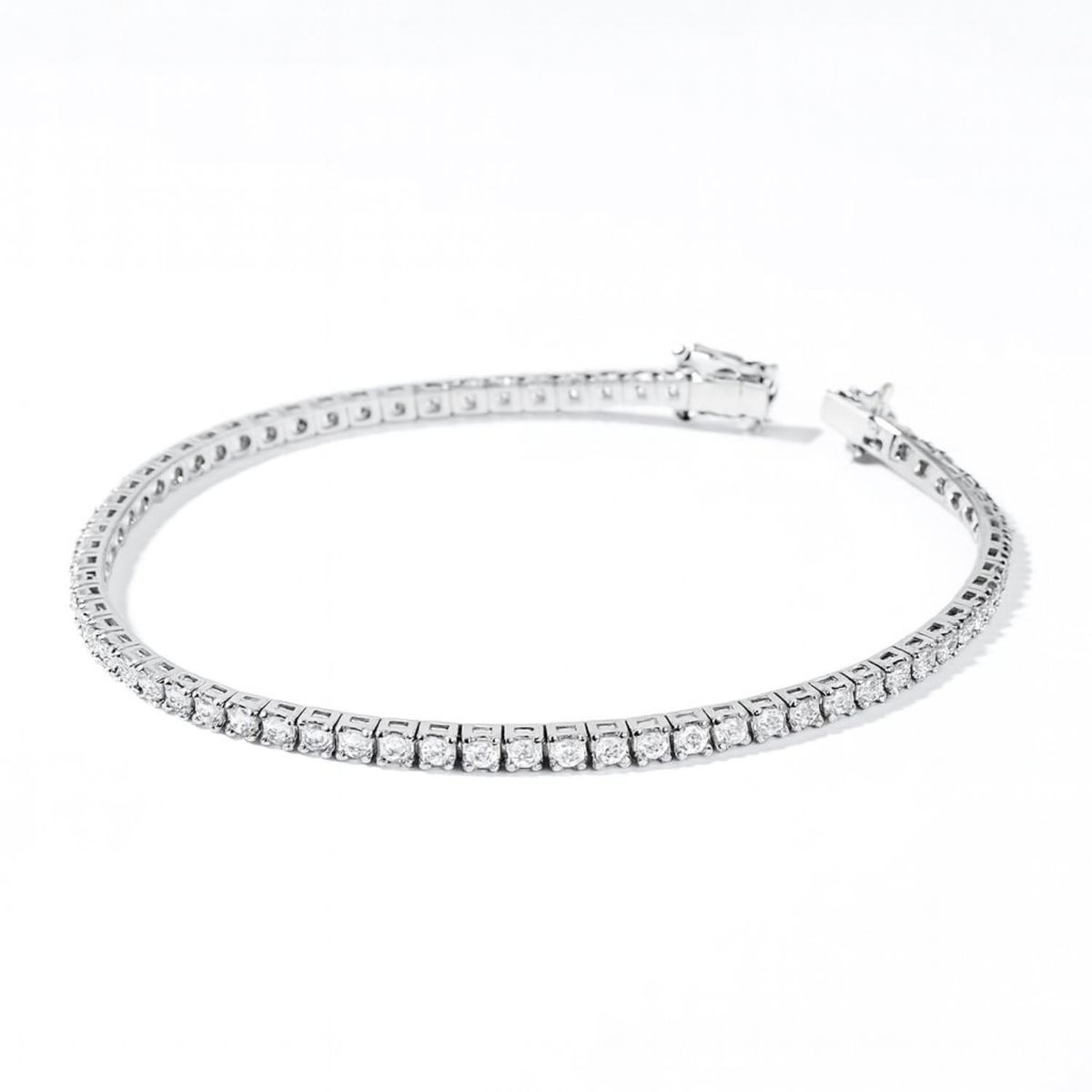 JB JOYAS BARON - Pulsera Oro Blanco 18kt Diamantes 57 Pts - Danielle Costantini