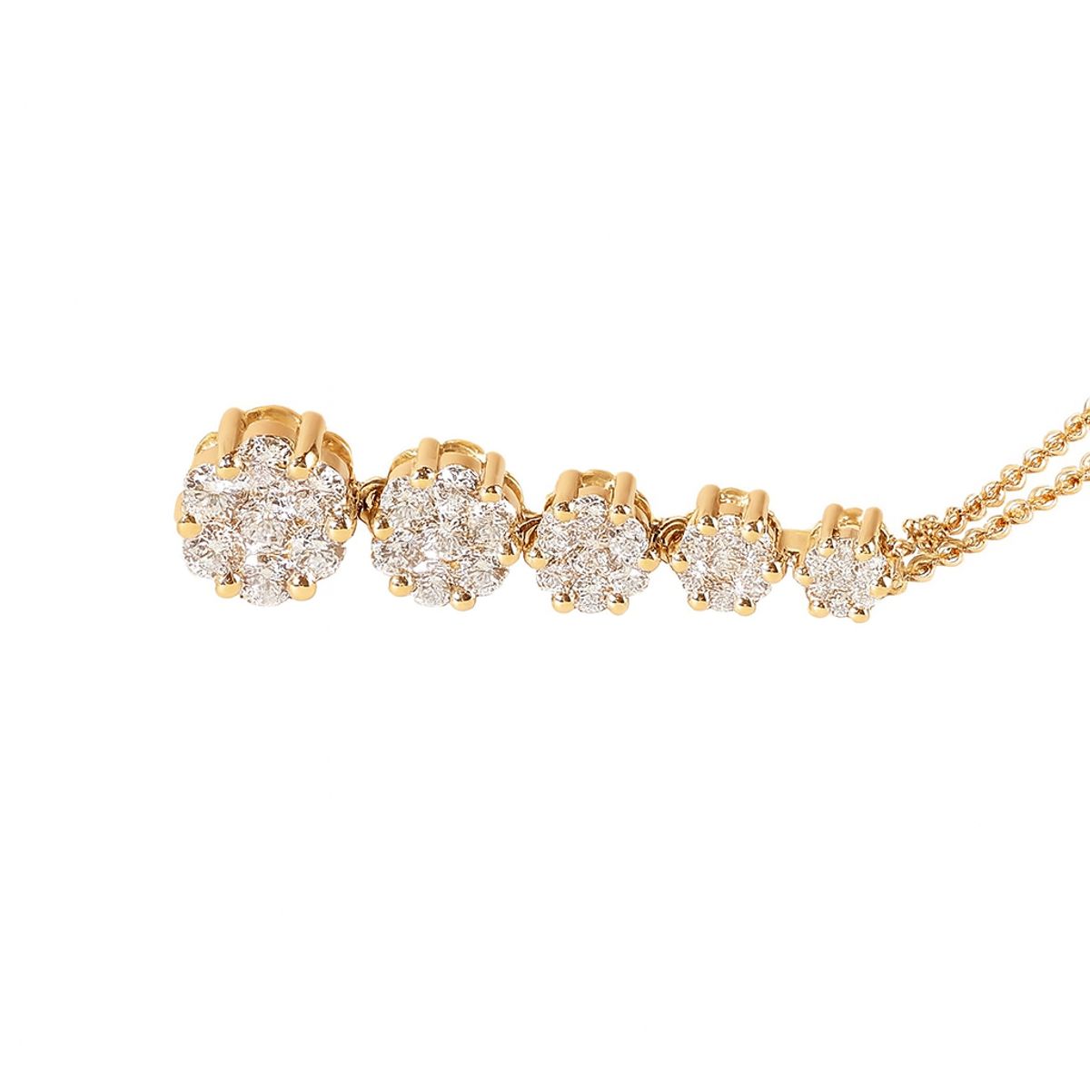 JB JOYAS BARON - Collar de Oro 18kt con Diamantes 72 Pts Total - By Danielle Costantini