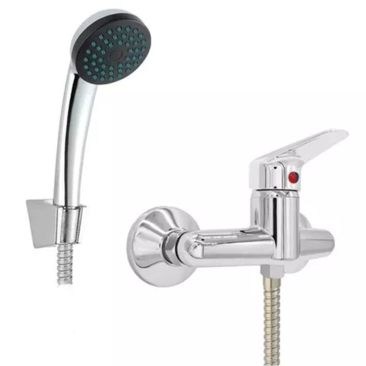 DICAS - Llave Monomando Ducha Acero Cromado Yts