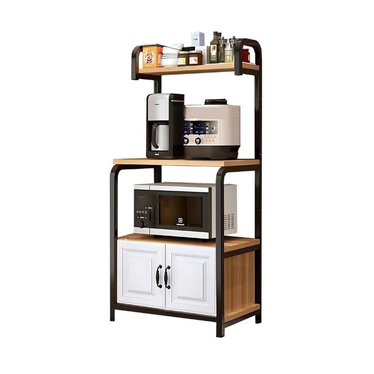 CRUSEC - Organizador De Cocina Despensa Multifuncional Con Puertas