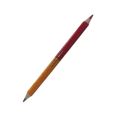 SELLOFFICE - Pack 4 Lápiz Bicolor Jumbo Rojo y Grafito
