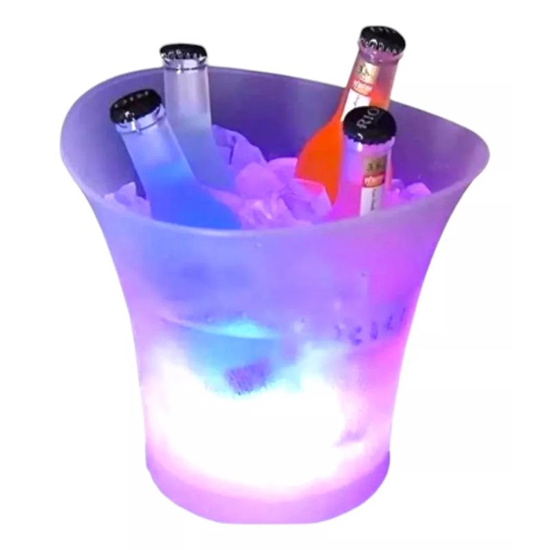 GENERICO - Hielera Cubetera Con Bluetooth Luz Led Rgb Y Parlante