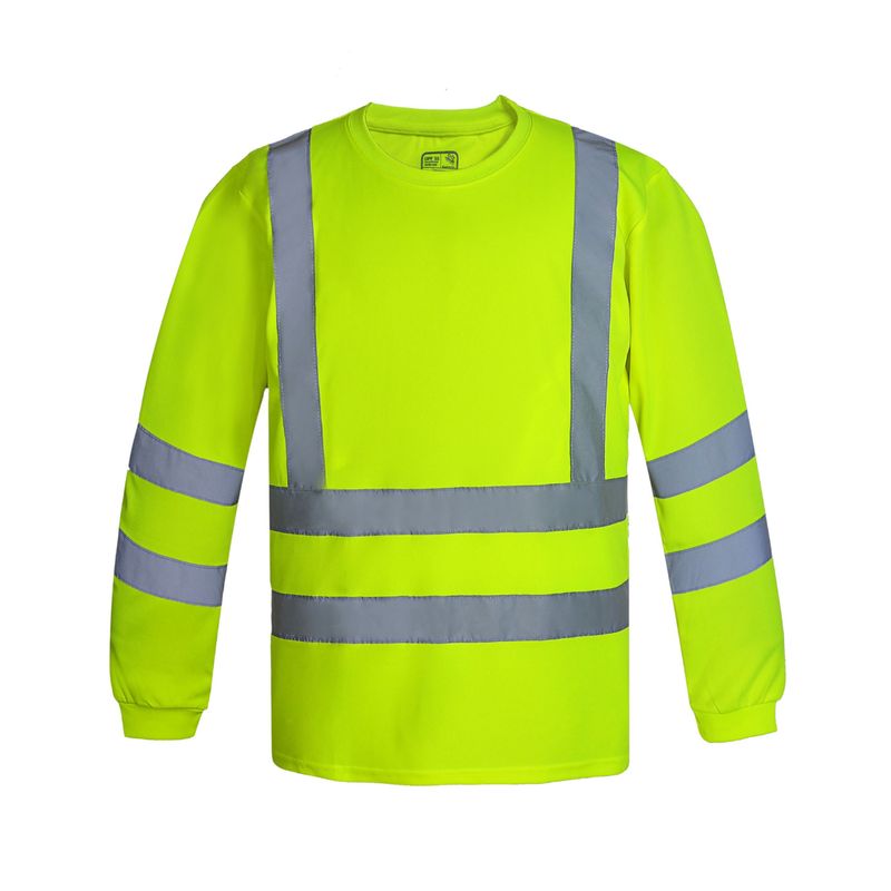T-WORLD - Polera Dry Fit Manga Larga Con Cinta Reflectiva