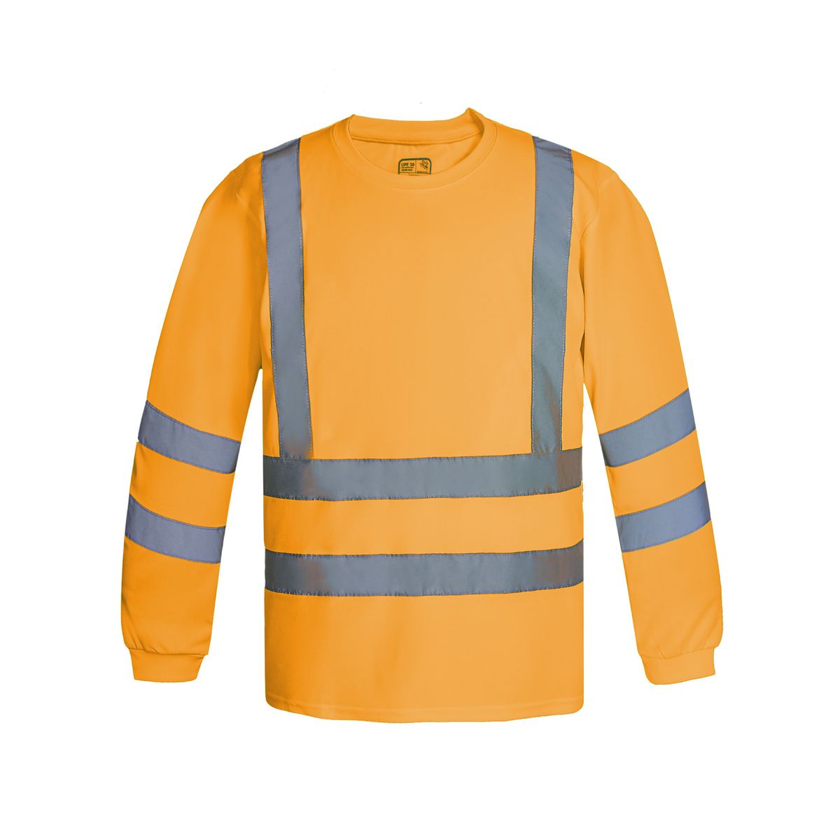 T-WORLD - Polera Dry Fit Reflectante Manga Larga Hombre UPF50+ Trabajo