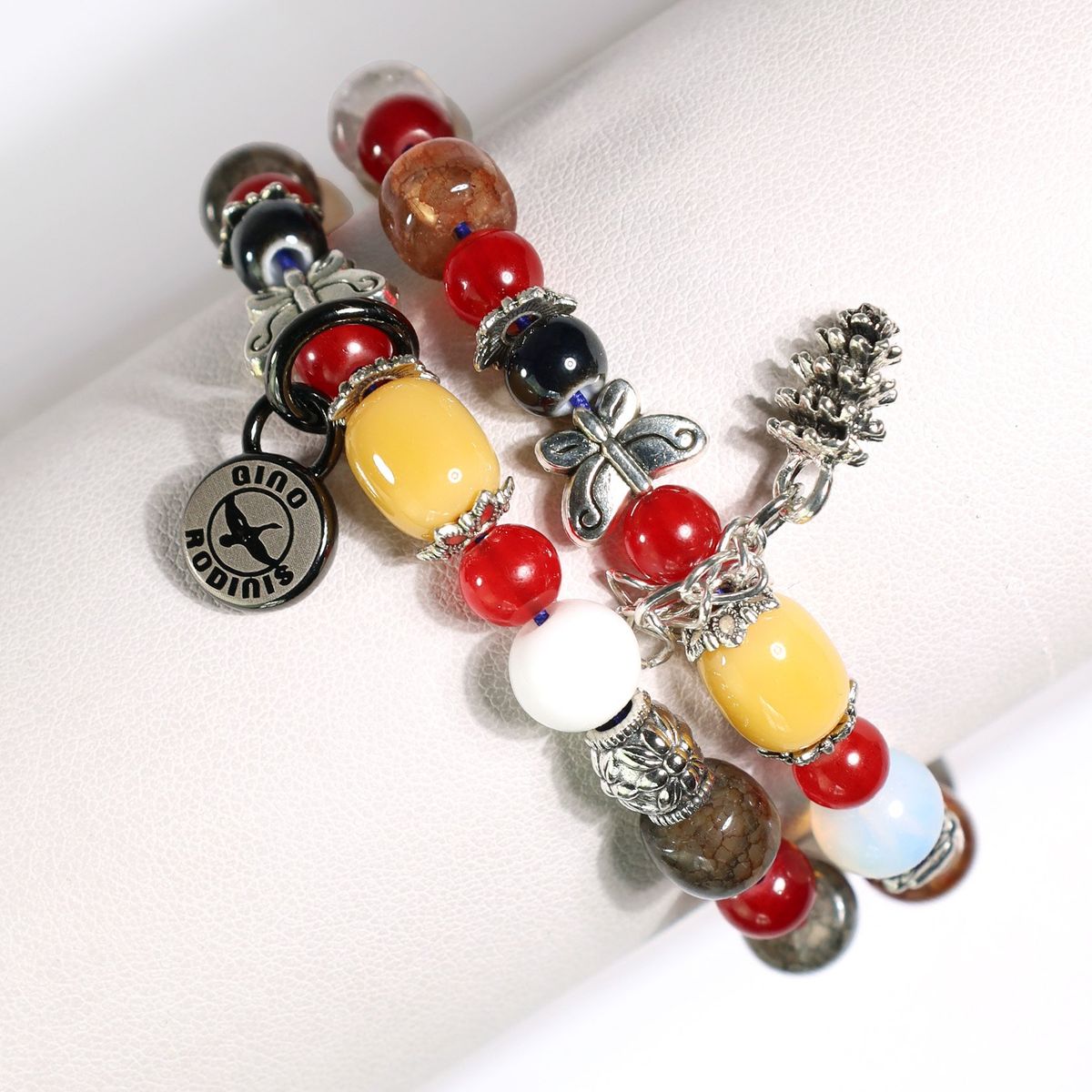 GINO RODINIS - Brazalete Gino Rodinis B391BD Burdeo