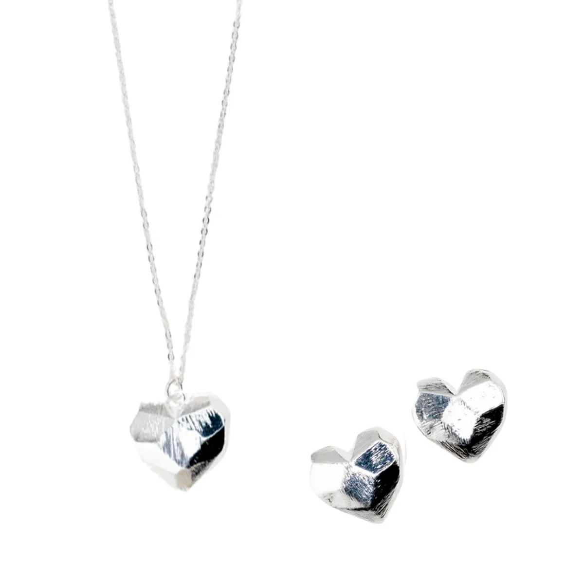 JOYAS MONTERO - Conjunto Agustina Silver Con Baño de Oro Blanco