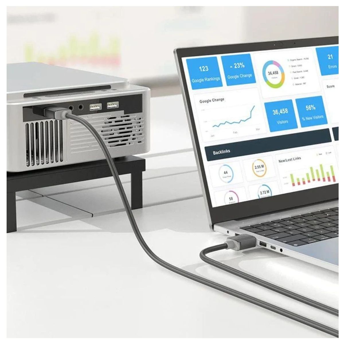 HOCO - Cable HDMI 2.0 Soporta 4k@60hz 18Gbps HDR Arc 2mts Ps5 Xbox Soundbar