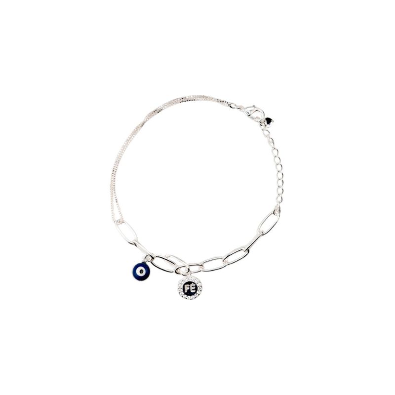 JOYAS MONTERO - Pulsera Mara Silver Con Baño de Oro 24k