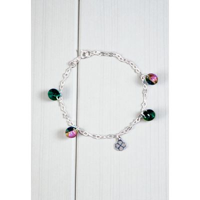 Imagen 2 del producto Pulsera Lucky Plata 925 creado con cristales de Swarovski® Emerald