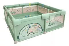MUNDO MAGIA - Corral De Juegos Para Bebés/niños Portátil 2 X 1.8 M