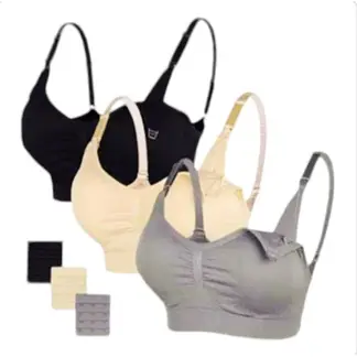 FASHIONS - Pack 3 Sostenes para Lactancia deportivos…