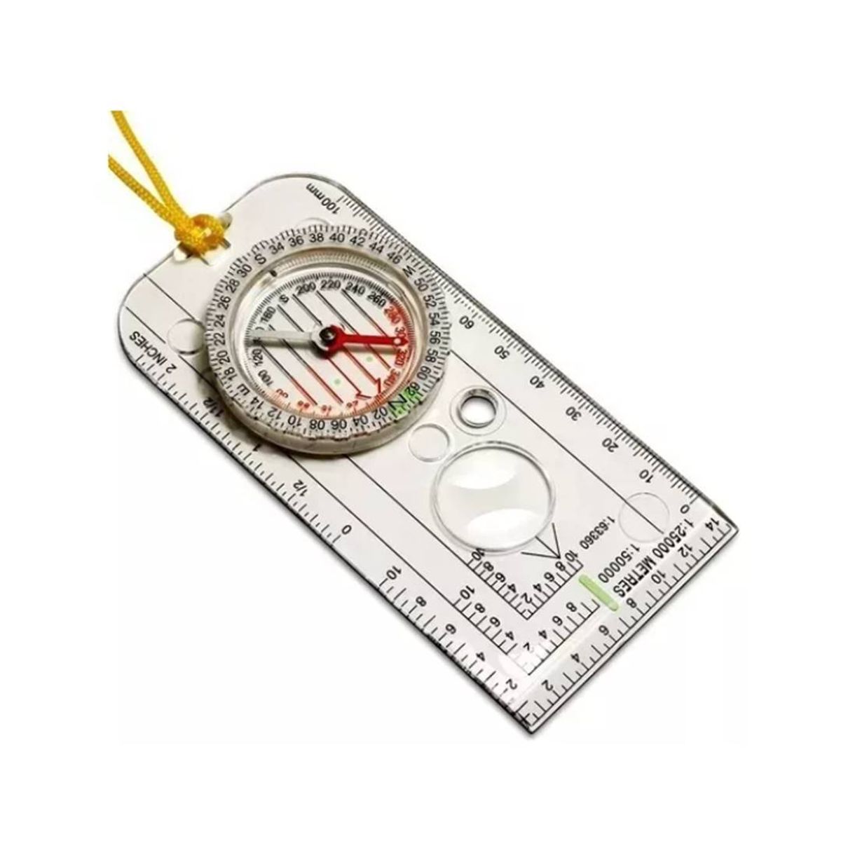 GENERICO - Brújula Con Espejo Trekking Outdoor Militar