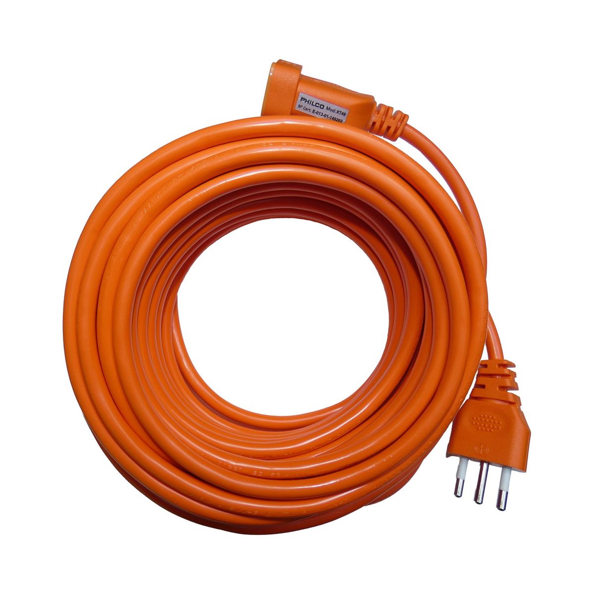 PHILCO - Alargador Eléctrico Naranjo 15 Mts Philco - Sello Sec