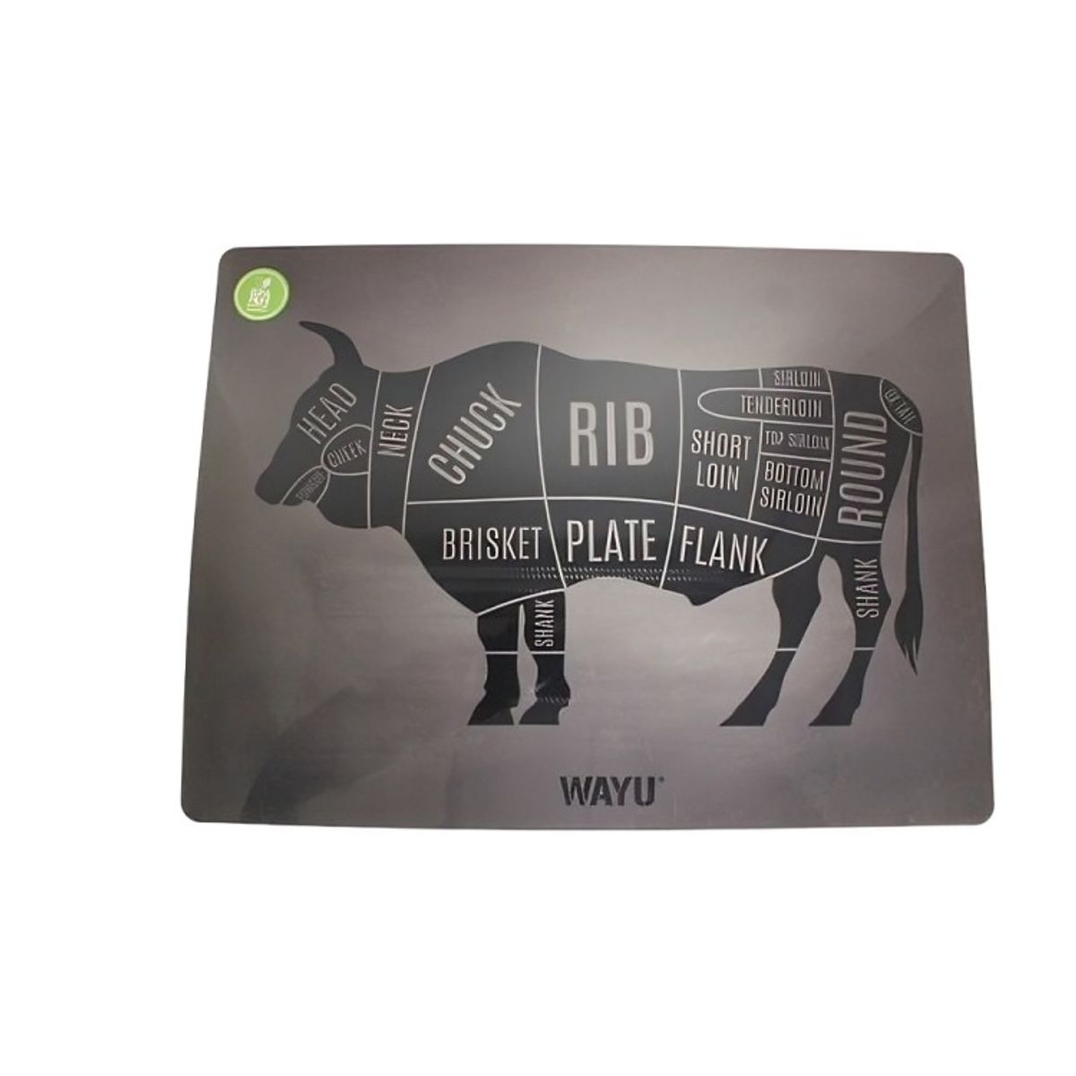 WAYU - INDIVIDUAL PVC CORTES BLACK WAYU