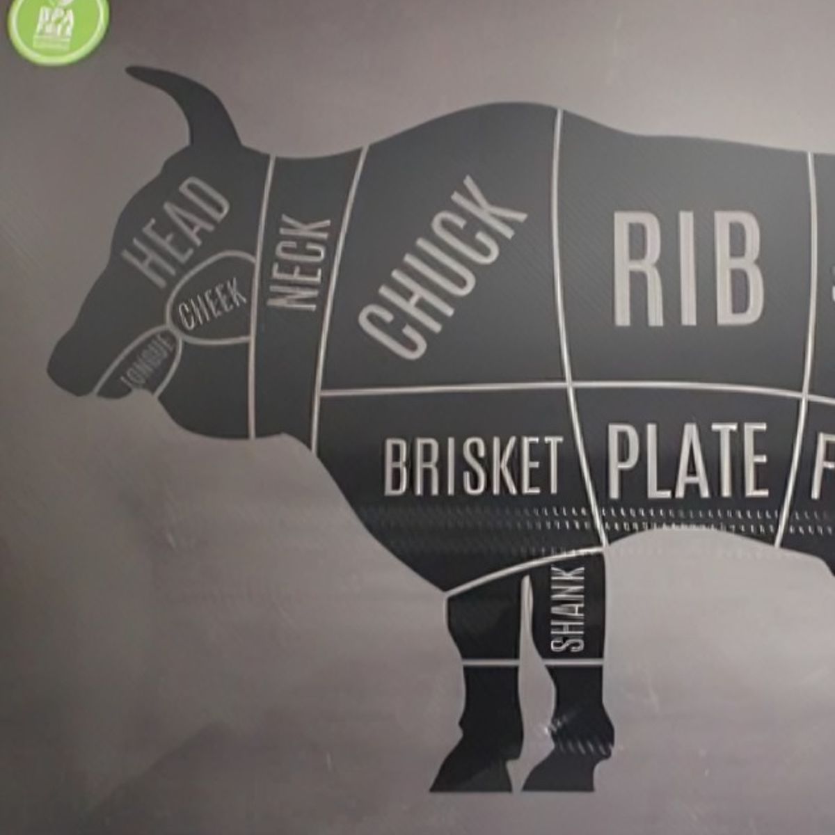 WAYU - INDIVIDUAL PVC CORTES BLACK WAYU