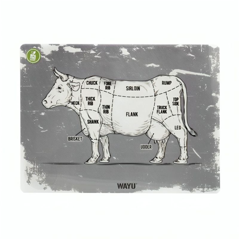 WAYU - INDIVIDUAL PVC CORTES GREY WAYU