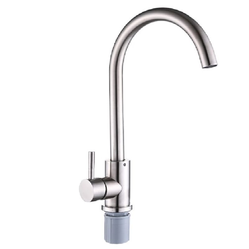 TAUMM - Llave monomando de lavaplatos vertical inoxidable