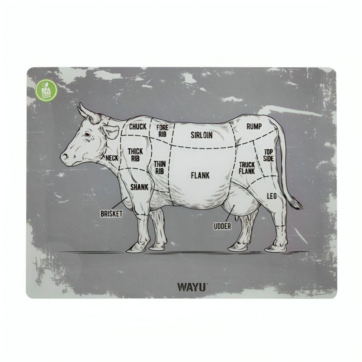 WAYU - SET 6 INDIVIDUALES WAYU PVC