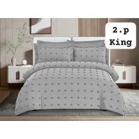 Edredon Ligero Microfibra - Plumon de Verano 2 Plazas Gris