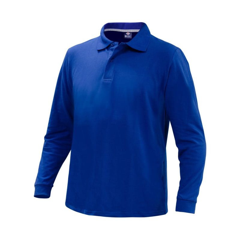 T-WORLD - Polera Polo Confort Spandex Manga Larga Hombre