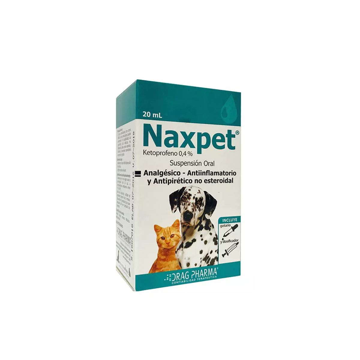 DRAG PHARMA - Naxpet Suspensión 20 mL
