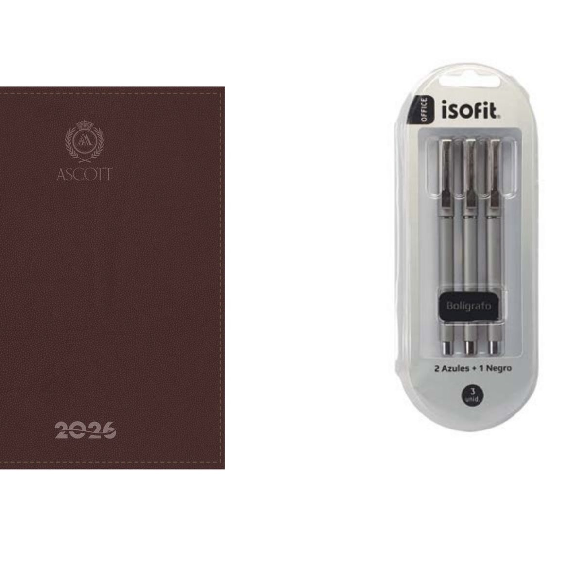 ASCOTT - Agenda Presidente Clasic Dia X Pag Cafe Año 202X c Lapicera