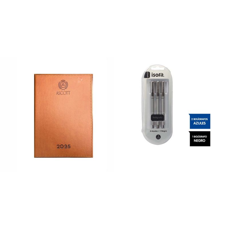 ASCOTT - Agenda Presidente Clasic Dia X Pag Cafe Año 202X c Lapicera