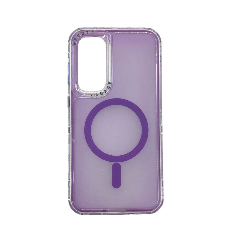 JOIGO - Carcasa Antigolpe 360 Para Samsung S23 Fe Magsafe Lila