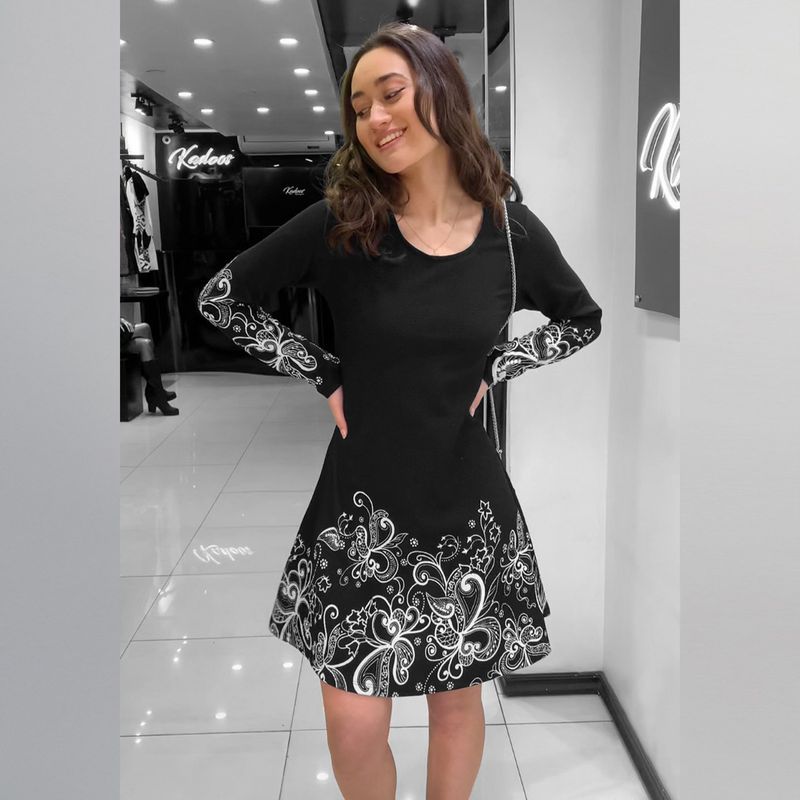 KADOOS - VESTIDO ELASTICADO EVASÉ SONIA KADOOS