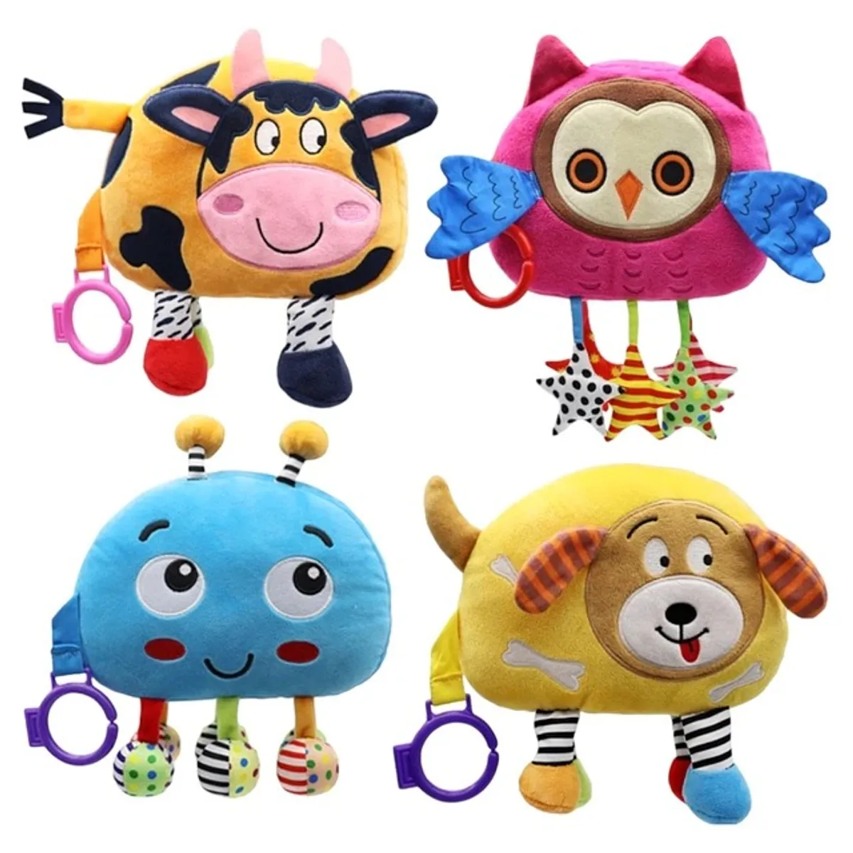 GENERICO - Libro De Tela Interactivo Sensorial Para Bebe Y Niños