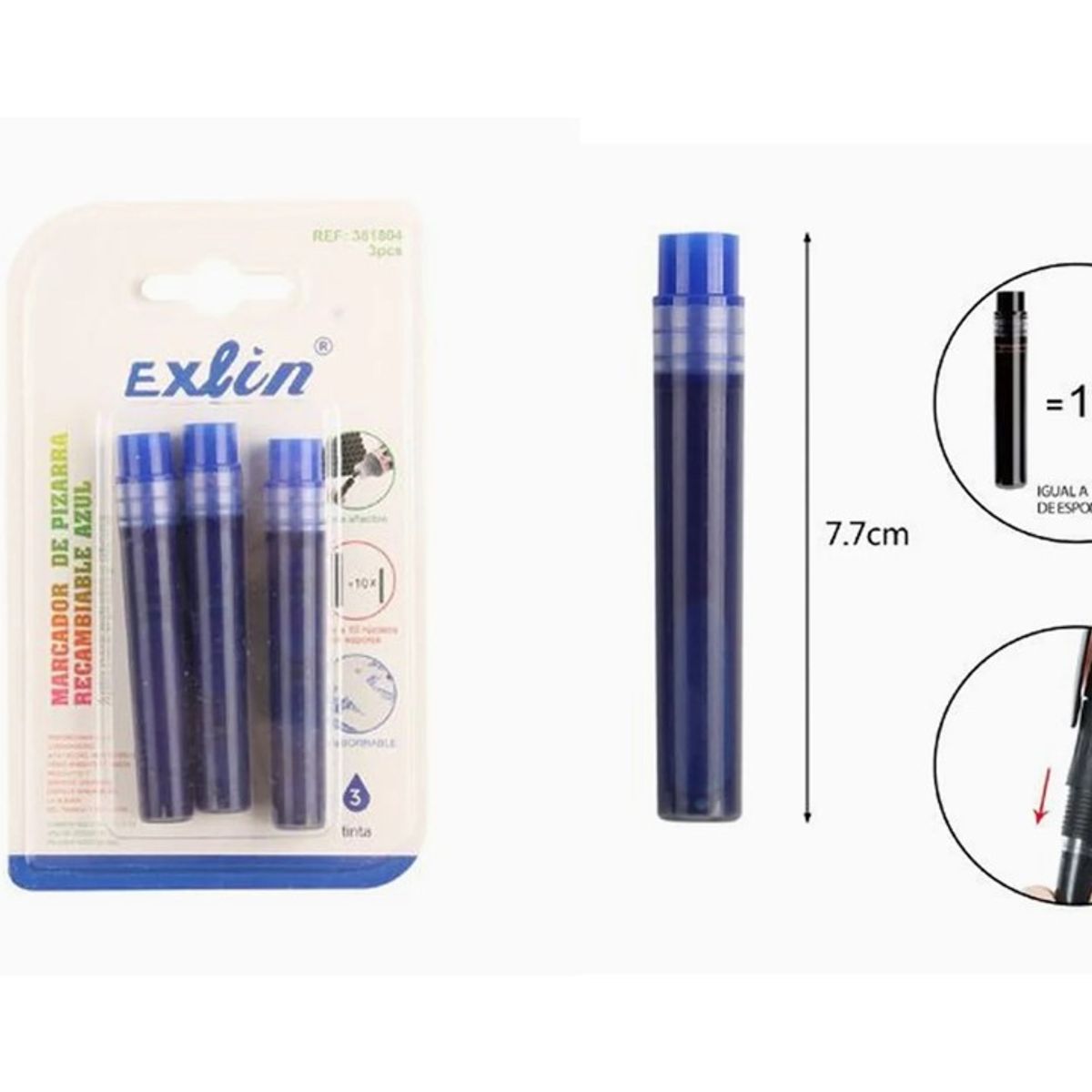 GENERICO - Repuesto de Marcadores 3pcs