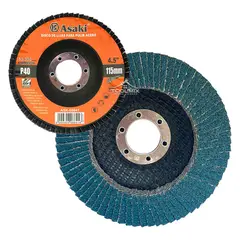 GENERICO - 10pcs Disco Flap Lija Traslapado Acero 45puLG P40