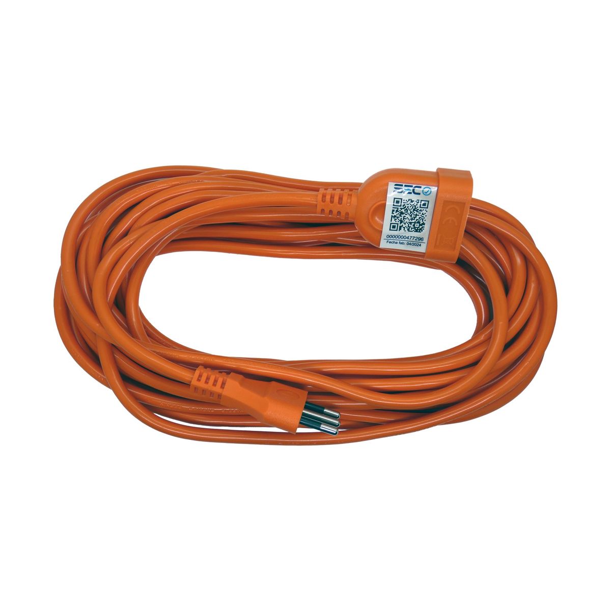 MACROTEL - Alargador Eléctrico Naranjo 10 Mts Macrotel - Sello Sec