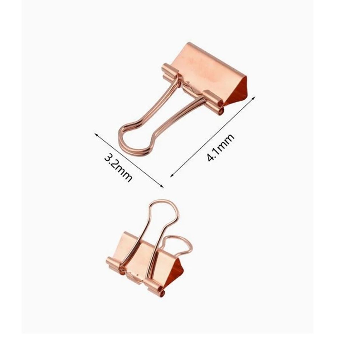 GENERICO - Pinzas de Metal 4pcs